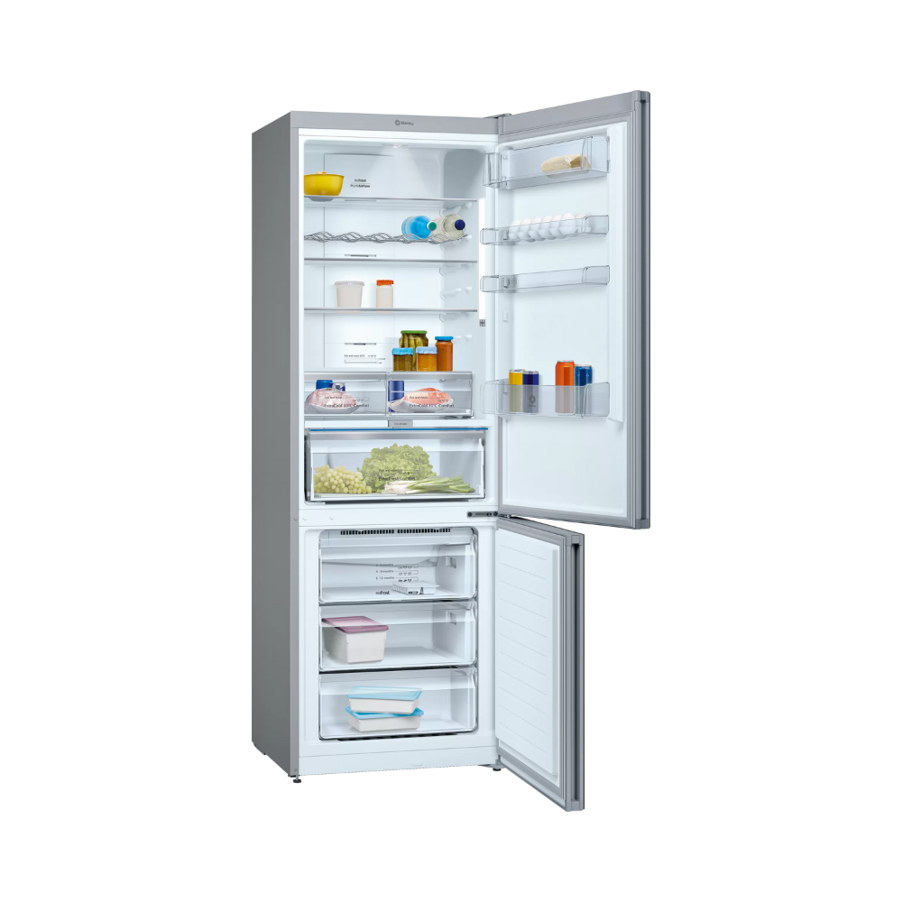 Frigorífico combi BALAY 3KFD778NI 203 x 70 cm 330L + 108L Cristal negro