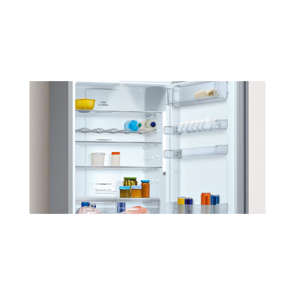 Frigorífico combi BALAY 3KFD778NI 203 x 70 cm 330L + 108L Cristal negro