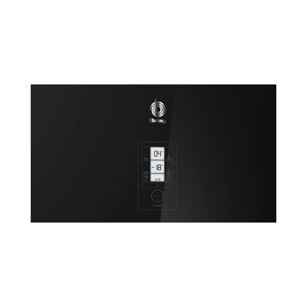 Frigorífico combi BALAY 3KFD778NI 203 x 70 cm 330L + 108L Cristal negro