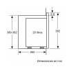 Microondas integrable con grill BOSCH BEL523MS0 20 L 800 W Acero inoxidable