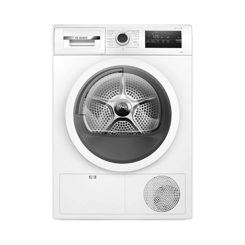 Secadora con bomba de calor BOSCH WTR85V91ES 8 Kg Blanco