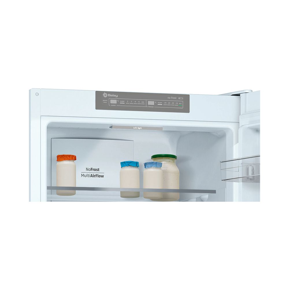 250206178 Combi No Frost Independiente BALAY 3KFE763WI 203 x 60 cm 279L + 89L Blanco