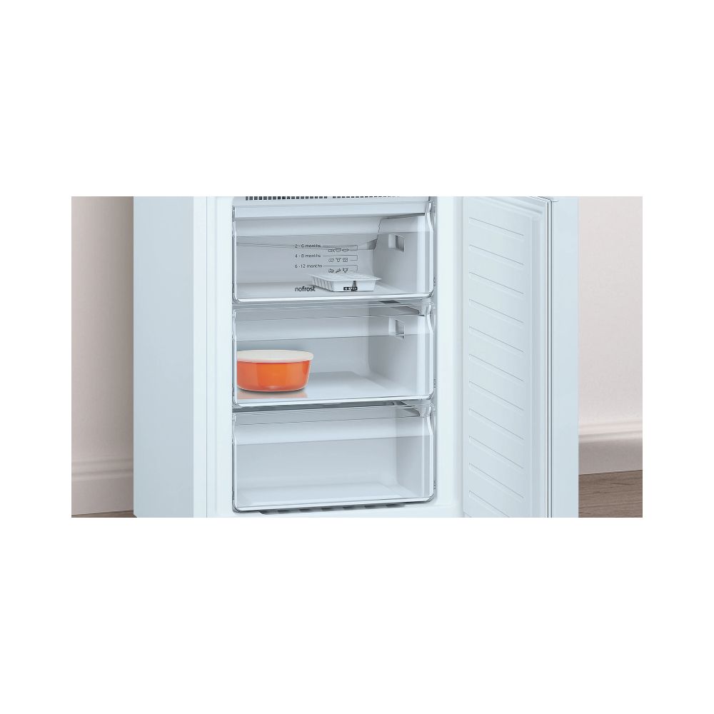 250206178 Combi No Frost Independiente BALAY 3KFE763WI 203 x 60 cm 279L + 89L Blanco