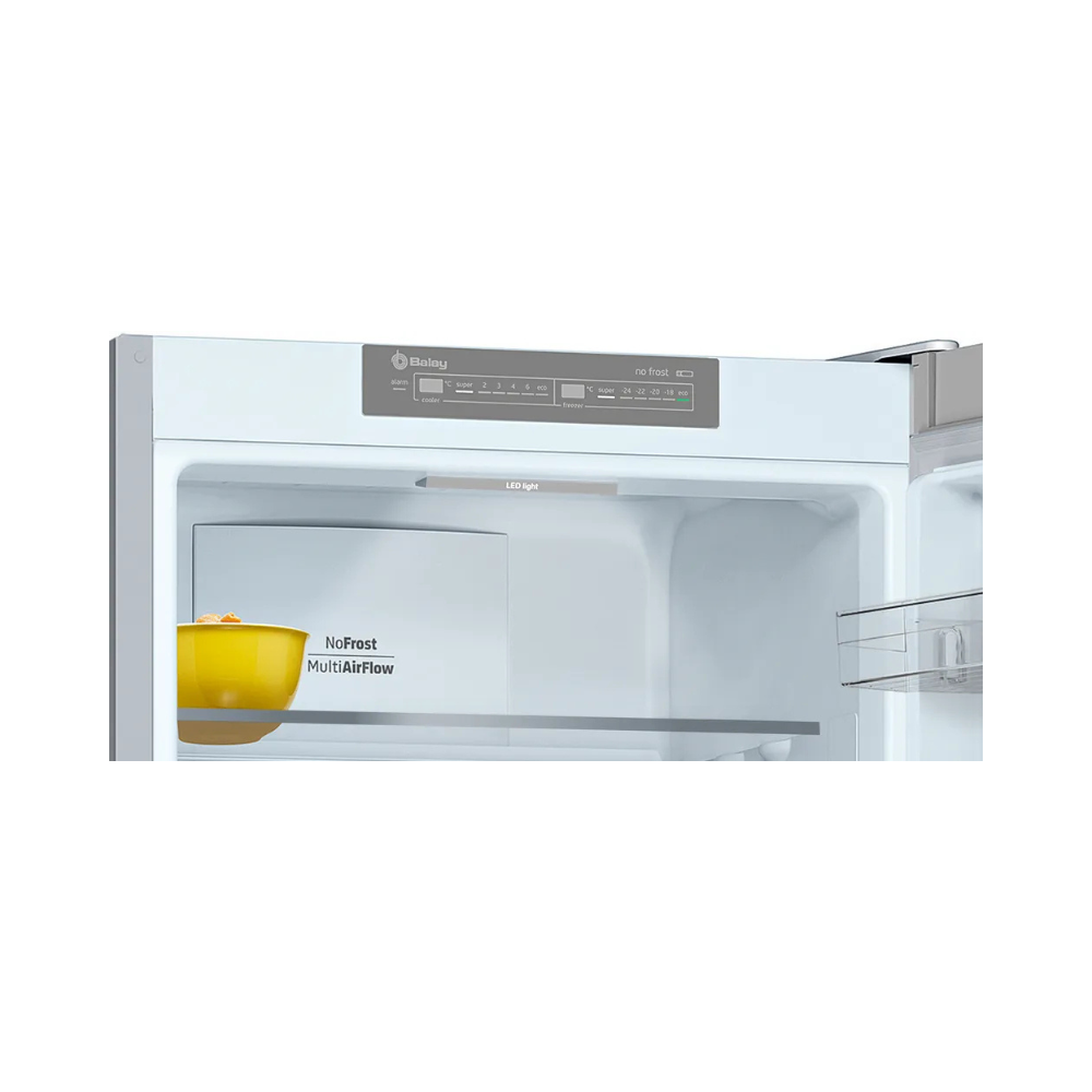 Combi No Frost Independiente BALAY 3KFE763XI 203 x 60 cm 279L + 89L Acero Inoxidable - Imagen 4