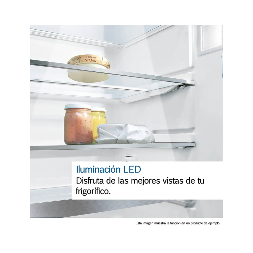 Combi No Frost Independiente BOSCH KGN36VIEA 186 x 60 cm 237L + 89L Acero Inoxidable