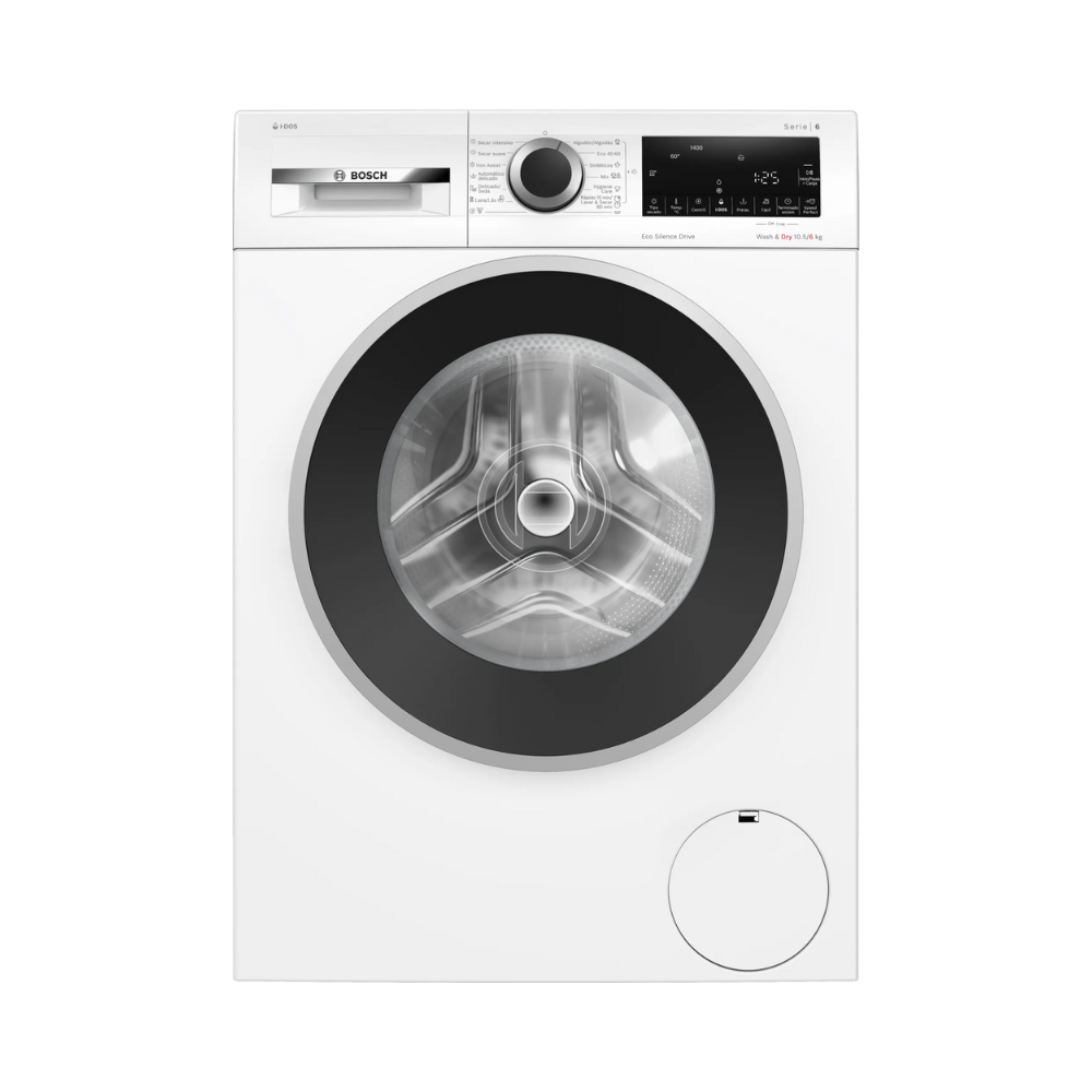 Lavadora frontal BOSCH WNG244A0ES 10,5Kg de lavado + 6Kg de secado kg 1400 rpm