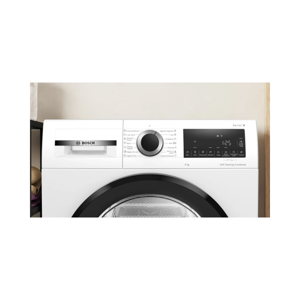 Secadora con bomba de calor BOSCH WQG245D0ES/09 9 kg Blanco