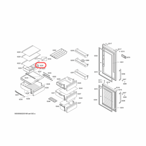 Cajón deslizante 0 C frigorífico Bosch