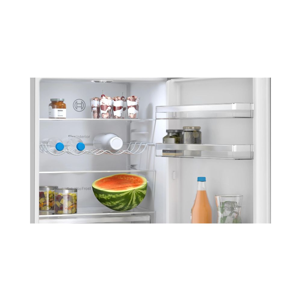 260206204 Combi No Frost Independiente BOSCH KGN362ICF 186 x 60 cm 218L + 103L Acero Inoxidable