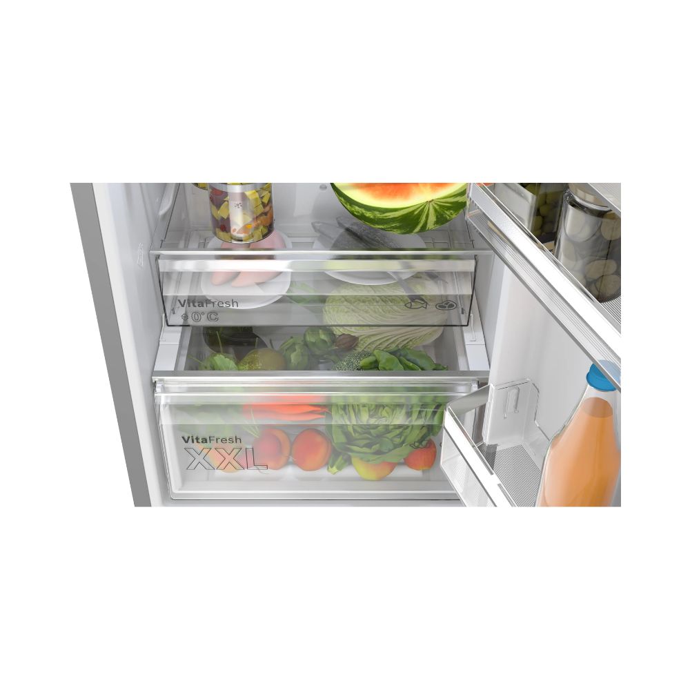 260206204 Combi No Frost Independiente BOSCH KGN362ICF 186 x 60 cm 218L + 103L Acero Inoxidable