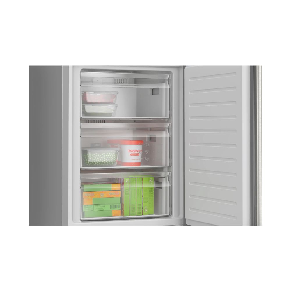 260206204 Combi No Frost Independiente BOSCH KGN362ICF 186 x 60 cm 218L + 103L Acero Inoxidable