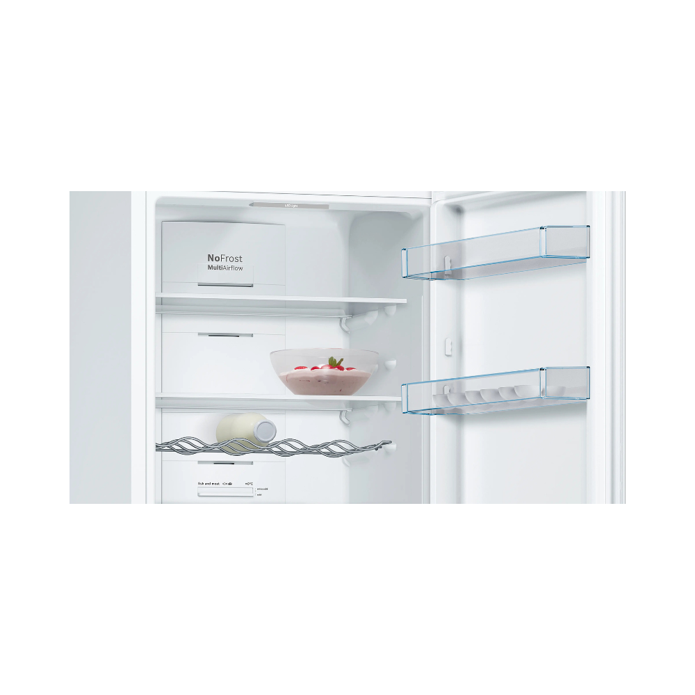 260207200 Combi No Frost Independiente BOSCH KGN39VIEA 203 x 60 cm 279L + 89L Acero Inoxidable