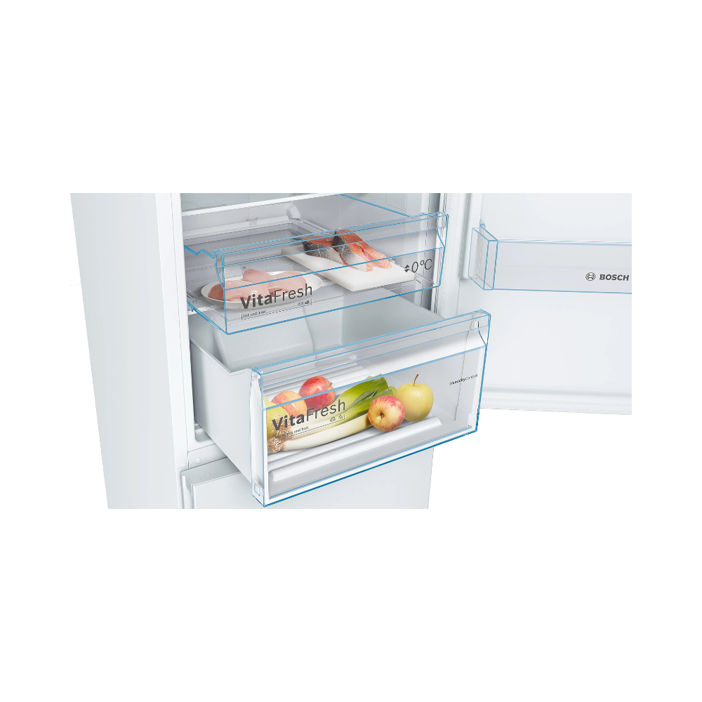260207200 Combi No Frost Independiente BOSCH KGN39VIEA 203 x 60 cm 279L + 89L Acero Inoxidable