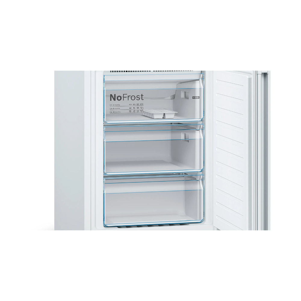 260207200 Combi No Frost Independiente BOSCH KGN39VIEA 203 x 60 cm 279L + 89L Acero Inoxidable