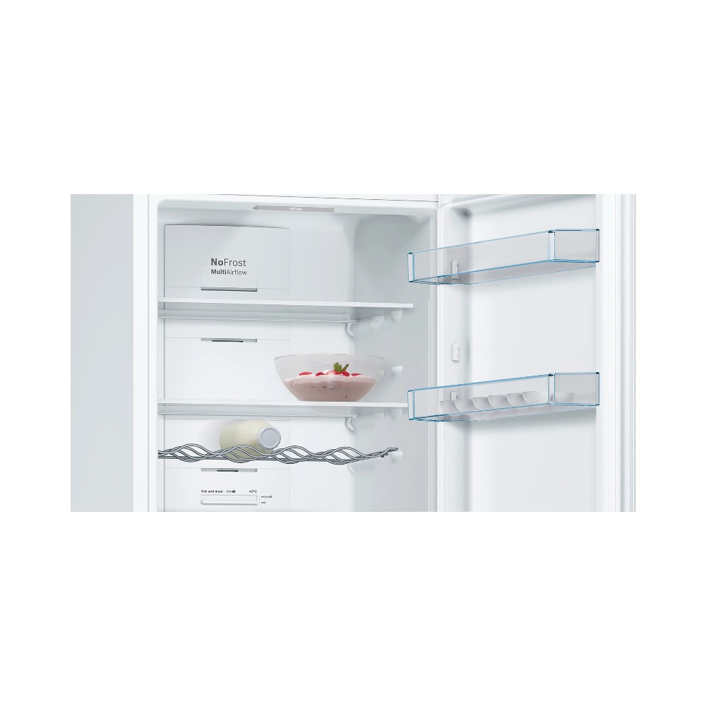 260207201 Combi No Frost Independiente BOSCH KGN36VWED 186 x 60 cm 237L + 89L Blanco