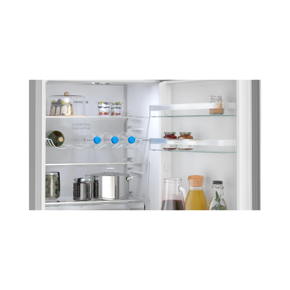 260206189 Combi No Frost Independiente SIEMENS KG36N2ICF 186 x 60 cm 218L + 103L Acero Inoxidable