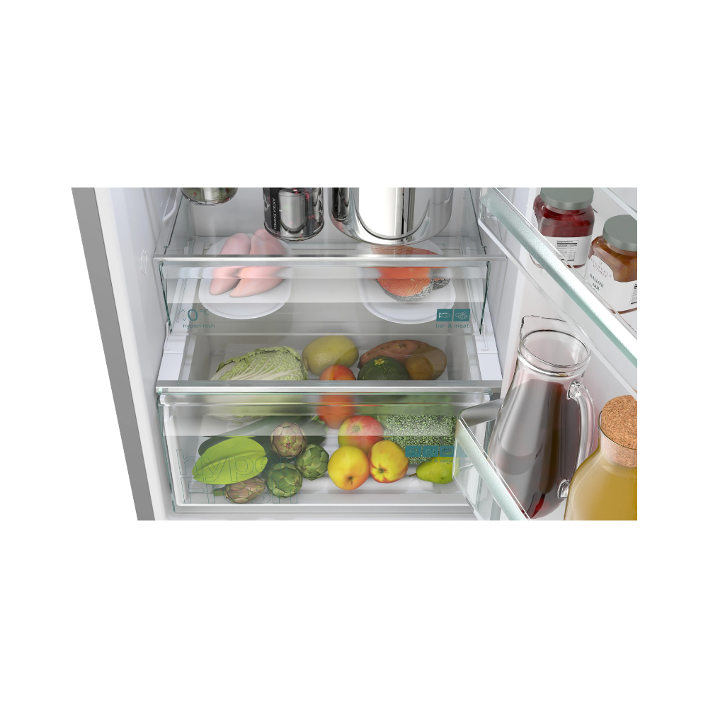 260206189 Combi No Frost Independiente SIEMENS KG36N2ICF 186 x 60 cm 218L + 103L Acero Inoxidable