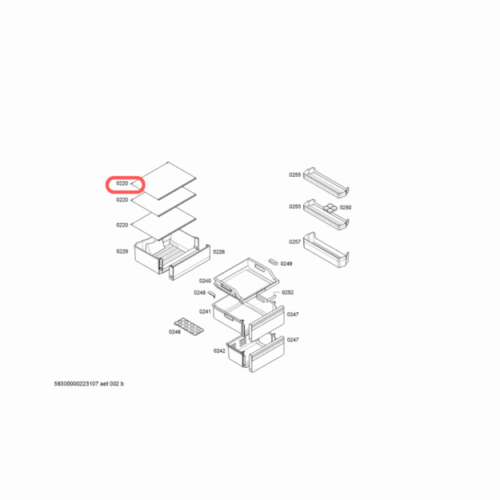 _Estante_de_vidrio_(2 unidades)_combi_no_frost_Bosch